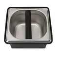 Coffee Grounds Square Detachable Stainless Steel Bucket Coffee Knock