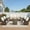Brown/Beige, variant on PARKWELL Outdoor 360° Swivel & Glider Wicker Chairs Set with Footrests, 5-Piece All-Weather Rattan Patio Conversation Furniture Set with Cushions for Porch Deck Backyard, Blue