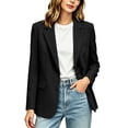 thumbnail image 6 of Women's Blazer Business Casual Lightweight Suit - Long Sleeve Slim Fit Work Office Jacket with Pockets Open Front Suit Jacket, 6 of 8