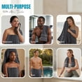 thumbnail image 3 of Utopia Towels 8 Piece Towel Set – Super Absorbent & Quicker-to-Dry, Thick 100% Ring Spun Cotton Towels for Bathroom, Spa & Hotel – 2 Bath, 2 Hand, 4 Washcloths, Grey, 3 of 8