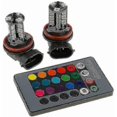 thumbnail image 1 of Pack Of 2 H8/h11 Rgb Fog Light Bulbs Multicolor Rgb Led Fog Lights Driving Bulbs Remote Control H8/h11 Replacement Lamp, 1 of 4