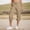 Beige, variant on Army Green Capri Pants for Women Stretch Active Pants Quick Dry Wide Leg Plus Size Cargo Joggers Yoga Capris with Pockets Army Green L