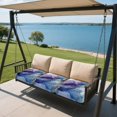 thumbnail image 6 of Xixirimido Couch Covers for Sectional Sofa Stretch Couch Cushion Covers 3Pcs Universal Couch Sofa Cover Washable Furniture Protector for Living Room, Blue Purple Marble, 6 of 8