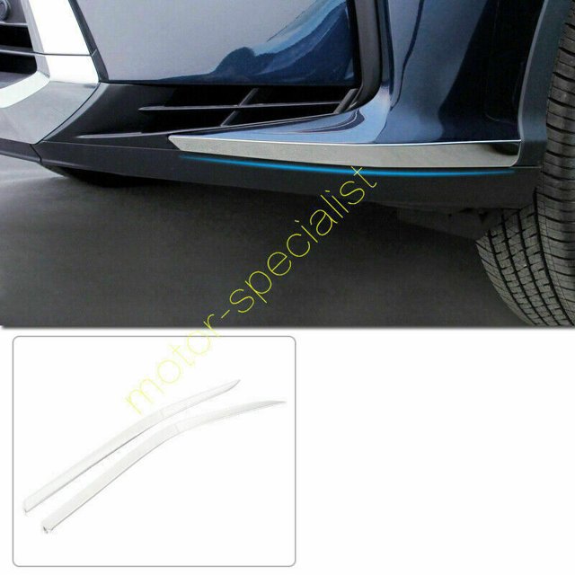 Pour Lexus RX350 RX450H 2016-19 Pare-Chocs avant en Acier Coin Moulure de Lèvre Garniture