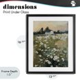 thumbnail image 4 of Stupell Industries Farmhouse Expressive Endless Daisies Black Framed Print Under Glass, 13 x 16, by Svetlana Aleynikova, 4 of 8