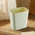 thumbnail image 4 of Kitchen Trash Can, Step-On Garbage Can with Lid, Tall Kitchen & Bathroom Trash Can, Small Office Waste Bin, Green - Xuniizn, 4 of 8