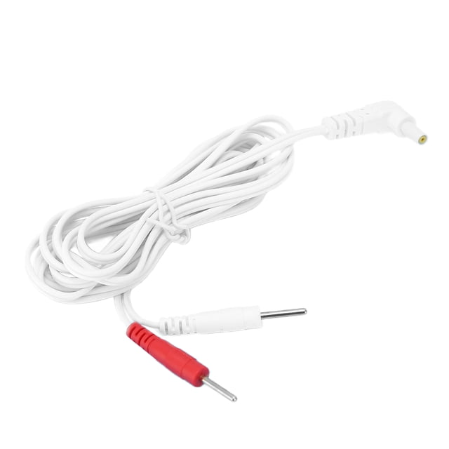 Cable de electrodo de masajeador, máquina de masaje portátil 2 en 1, cable de electrodo, cable conductor construido para precisión