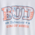 thumbnail image 2 of Budweiser King of Beers Label in Text T-Shirt by-Medium, 2 of 2