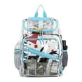 thumbnail image 5 of Eastsport Unisex Clear Top Loader Backpack, Spring Floral, 5 of 6