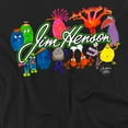 thumbnail image 2 of Jim Henson Sketch Collage Women's Crew Sweatshirt, Black, Large, 2 of 5