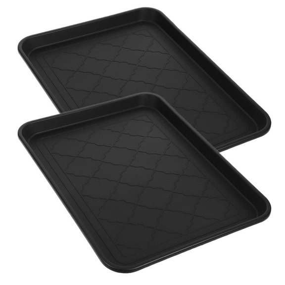 OUNONA  2 Pcs Large Boot Mat Indoor Shoe Tray for Front Plate Pad Baby