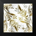 thumbnail image 2 of Kimberly, Allen 20x20 Black Modern Framed Museum Art Print Titled - Botanical in Gold 2, 2 of 5