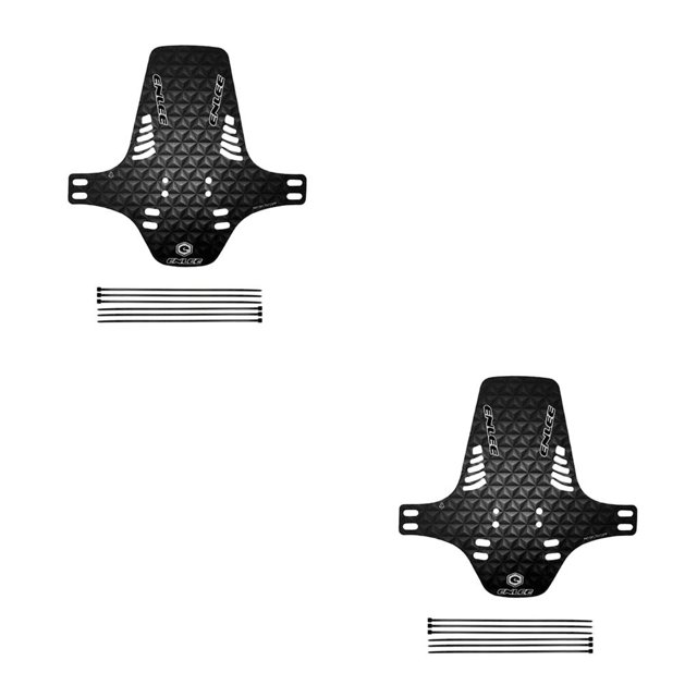 Greeniant Guardabarros de plástico para bicicleta de montaña, guardabarros para bicicleta de carretera, Dirtboard, ciclismo, piezas extraíbles, D D 2piezas Greeniant CBP154872