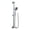 Chrome, variant on Moen Brushed Nickel High Single Function Pressure Handheld Showerhead with 69-Inch-Long Hose and 24-Inch Slide Bar
