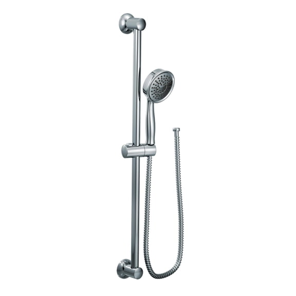 Moen Chrome Eco-Performance Detachable Handheld Showerhead with 69-Inch-Long Hose Featuring 24-Inch Slide Bar