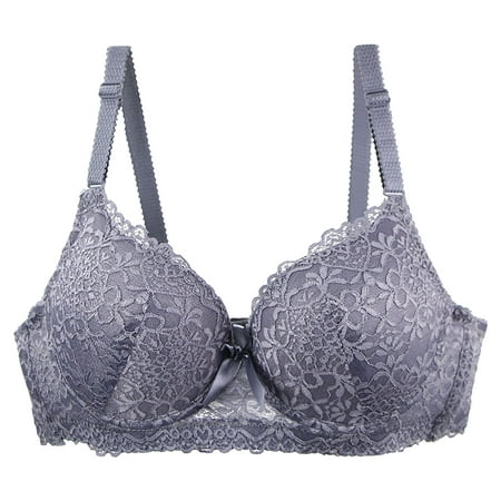 Popular Picks  Women Lingerie Set  Sexy Lace Sling Bra  Thin Underwear  Summer  Soft Lace  Comfortable  Seamless  For Nightwear  Sleepwear  Womens Bra No Underwire | Dark Gray M  Sopatenor