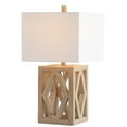 thumbnail image 6 of Safavieh Turner Geometric 24.5 in. H Table Lamp, Brown, Set of 2, 6 of 7
