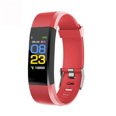 Fitness Activity Tracker Watch Iclover Bluetooth Smart Bracelet Wrist Band Ip67 Waterproof Sports Red Fitness Activity Tracker Watch Iclover Bluetooth Smart Bracelet Wrist Band Ip67 Waterproof Sports Red