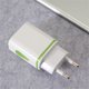 thumbnail image 2 of Adaptador USB de pared con 2 puertos, emisor de luz, con forma de gota, cargador de agua y enchufe., 2 of 2