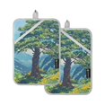 thumbnail image 7 of Yayeee Pot Holders Kitchen Heat Resistant with Pocket 7"x9.8" Cotton Oven Cooking Hot Pads, Blue Mountain, 7 of 7