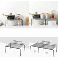 thumbnail image 2 of Wire Shelf Organizer For Kitchen And Bathroom, Extendable Design Accommodates Various Spaces, Non-Slip Sleeves Protect Your Countertops And Cabinets, 2 of 5
