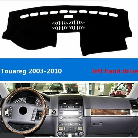 Car Dashboard Mat Dash Dashboard Cover Anti-Sun for Volkswagen Touareg 2003-2010