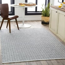 Mark&Day Area Rugs, 8x10 Blyth Modern Medium Gray Area Rug, White Grey Brown Carpet for Living Room, Bedroom or Kitchen (8' x 10')