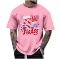 thumbnail image 2 of Tops para hombre, blusas y camisas de cuello redondo y manga corta para hombre, tops casuales de cuello redondo y manga corta con estampados especiales para hombre., 2 of 5
