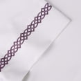 thumbnail image 2 of Superior Egyptian Cotton Embroidered Pillowcase Set, Standard, Plum, 2 of 6