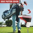 thumbnail image 1 of Protección Para Putt De Golf Cuero PU Golf Putt Protection Sneaker Style Accesorios deportivos (Negro Rojo), 1 of 8