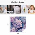 thumbnail image 5 of Vintage Hydrangea Cloth Napkins, Spring Purple Flowers Garden Plants Washable and Reusable Dinner Napkins Set of 6, Table Napkin for Kitchen Party Birthday Wedding Hotel Housewarming 20"x20", 5 of 9