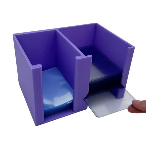 Dispensador CardCare Lite Purple Toploader de EnderToys