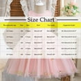 thumbnail image 3 of Cowsor Baby Girl Flower Embroidery Tulle Dress Elegant Toddler Birthday Party Dresses, 3 of 5