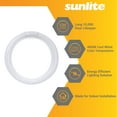 thumbnail image 2 of Sunlite 41917 FC8T9/CW 8-Inch T9 Round Fluorescent Circline Lamp, 22 Watts, 1250 Lumens, 4100K Cool White, G10Q 4-Pin Base, 2 Pack, 2 of 6