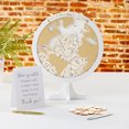 thumbnail image 1 of Kate Aspen Wedding Guest Book Globe Guestbook Alternative, One Size, White, 1 of 8