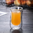 thumbnail image 3 of Tasse à Café 80ml, Verre à Double Paroi, pour Café Confortable Antidérapant Thé, 3 of 7