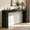 Black, variant on Fnova 70.9" Solid Wood Black Console Table, Farmhouse Extra Long Narrow Entryway Table, Heavy Duty Sofa Table for Living Room, Hallway, Foyer