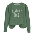 thumbnail image 4 of TFEOQRY Children Girls Fashion Blouse Crewneck Sweatshirt Long Sleeve Pullover Tops, 4 of 6