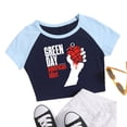thumbnail image 5 of Green Day Saviors Band Merch Camiseta corta con cuello redondo para niñas, Tops de regalo para fanáticos de verano, 5 of 5