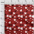 thumbnail image 2 of oneOone Polyester Spandex Red Fabric Poker Card Craft Projects Decor Fabric Printed By The Yard 56 Inch Wide, 2 of 4