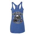 thumbnail image 2 of Lucky 7 Live to Ride Bikes Booze Broads USA Est 1903 | Womens Fashion Premium Tri-Blend Racerback Tank Top, Vintage Royal, Small, 2 of 4