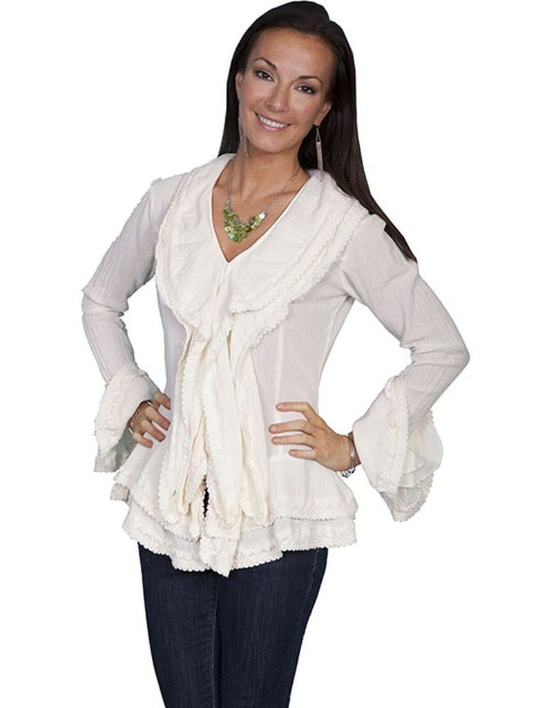 Scully Western Shirt Womens Honey Creek 