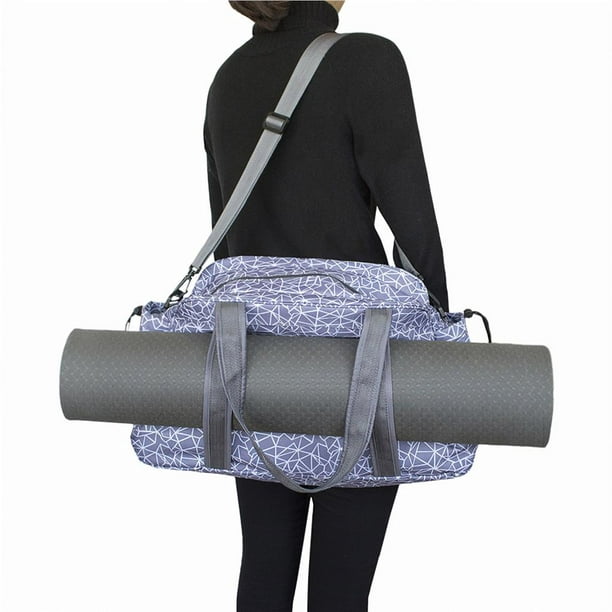 Yoga Mat Bag Lightweight Yoga Storage Bag Buckle Design Yoga Shoulder Bag  Large Capacity Yoga Tote Bag Strong Yoga Sling Bag for Sport Outdoor 