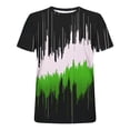thumbnail image 4 of Styesk T-Shirts pour Homme Imprimé Col Rond Mode Décontractée Manches Courtes Blouses, 4 of 4