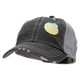 thumbnail image 2 of Pastel Seashell Patched Low Profile Special Cotton Mesh Cap - Black OSFM, 2 of 5