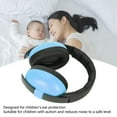 thumbnail image 4 of Cache-oreilles de Protection pour Enfants, Durable NRR 31dB Cache-Oreilles Réduction de Bruit Pliable Portable pour Concerts Bleu, Jaune, 4 of 7
