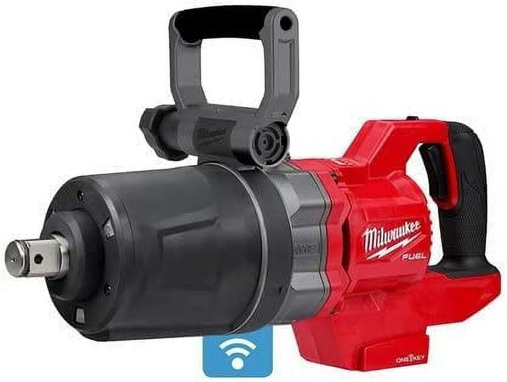 Milwaukee M18 FUEL 1 in. D-Handle High Torque Impact Wrench w/ ONE-KEY (Bare Tool) + Mazepoly Cleaning Cloth
