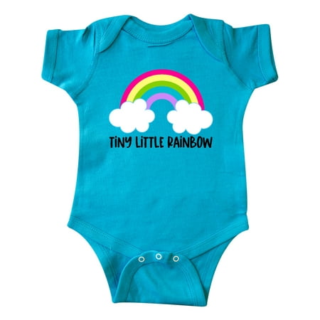 

Inktastic Baby Tiny Little Rainbow Gift Baby Boy or Baby Girl Bodysuit