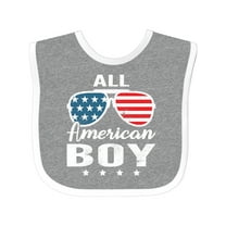 Inktastic All American Boy USA Parade Boys Baby Bib
