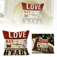 thumbnail image 1 of Funda De Almohada De Lino Para Verano Con Letras Impresas Digitalmente, Pequeña Y Fresca, Funda De Almohada Decorativa Para El Hogar, 1 of 5